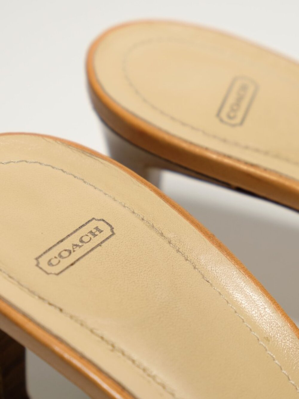 Y2K Coach Louise Sandals, A0029, Pool/Natural, 8.5 M - Picture 3 of 16